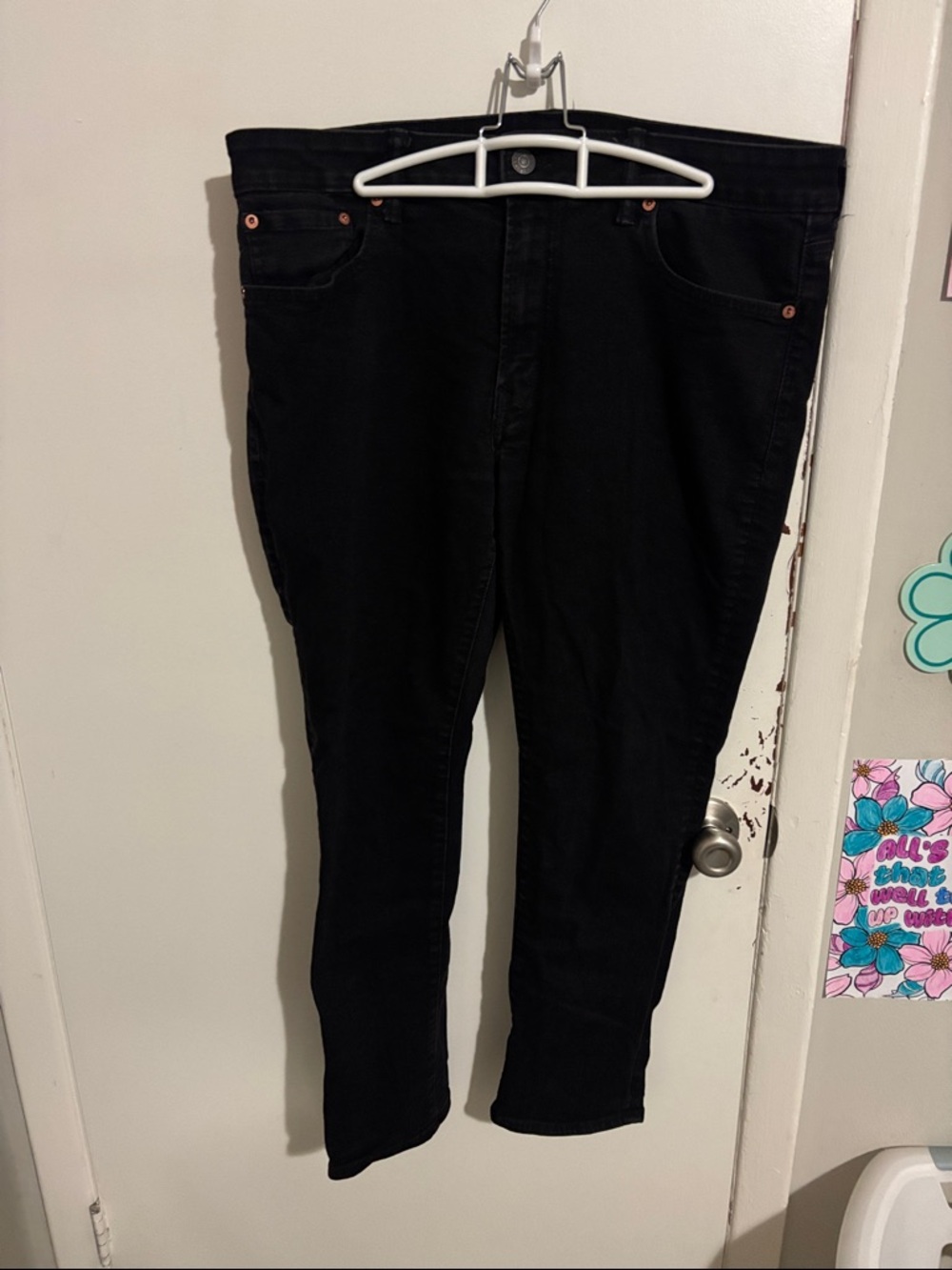 Men's 36x30 American Eagle Airflex Plus Jeans Black